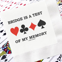 Bridge är ett test av mitt minne med fyra kort Kos