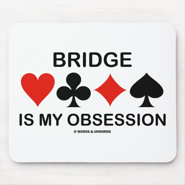 Bridge är min tvångstanke (kortkostymer musmatta (Framsidan)