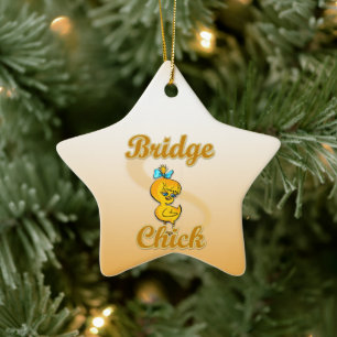 Bridge-Chick Julgransprydnad Keramik