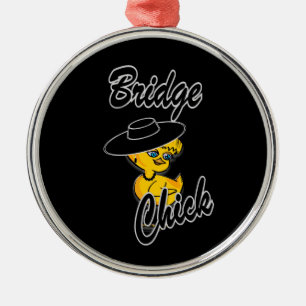 Bridge-Chick nr 4 Julgransprydnad Metall