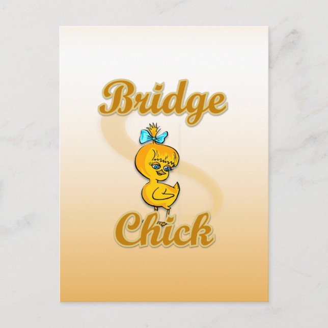 Bridge-Chick Vykort (Framsida)