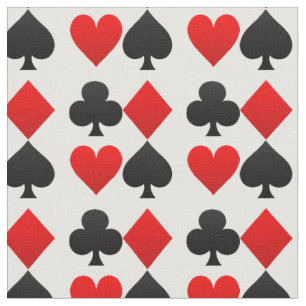 Bridge Design Fabric i Black och Red Tyg