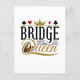 Bridge Drottning Vykort