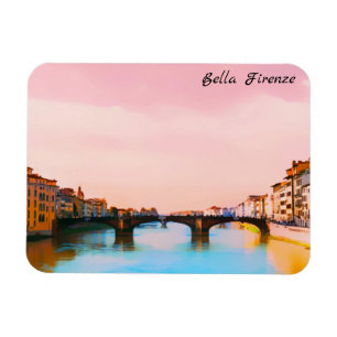 ** Bridge Firenze Florence Italien AP12 Italienska Magnet
