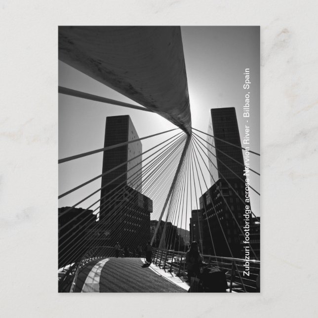 Bridge i Bilbao Vykort (Framsida)