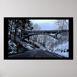 Bridge i Winter Poster