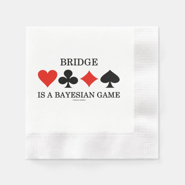 Bridge Is A Bayesian Game Four Card Suits Pappersservett (Framsidan)