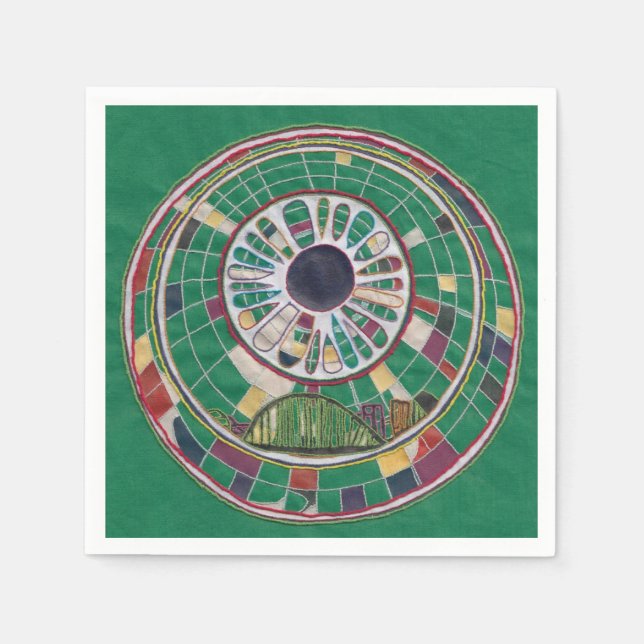 Bridge mönster pappersservett (Framsidan)