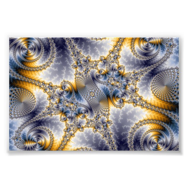 Bridge Network - Mandelbrot Fractal Art Fototryck (Framsidan)