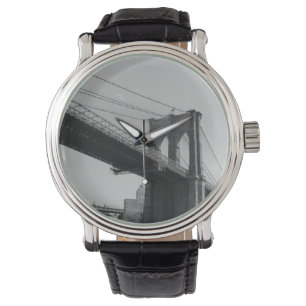 Bridge New York Black White USA America Architect Armbandsur