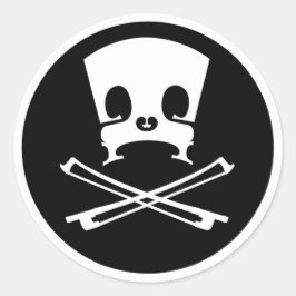 Bridge och Bows Sticker Runt Klistermärke