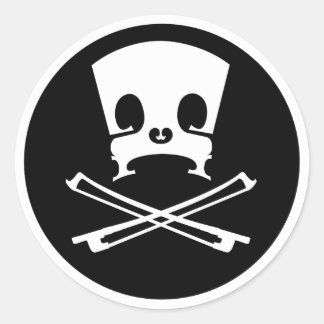 Bridge och Bows Sticker Runt Klistermärke