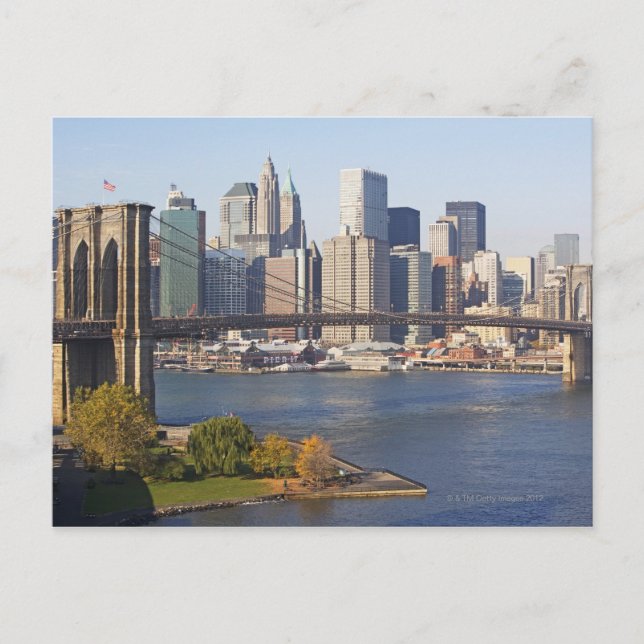 Bridge och Cityscape Vykort (Framsida)