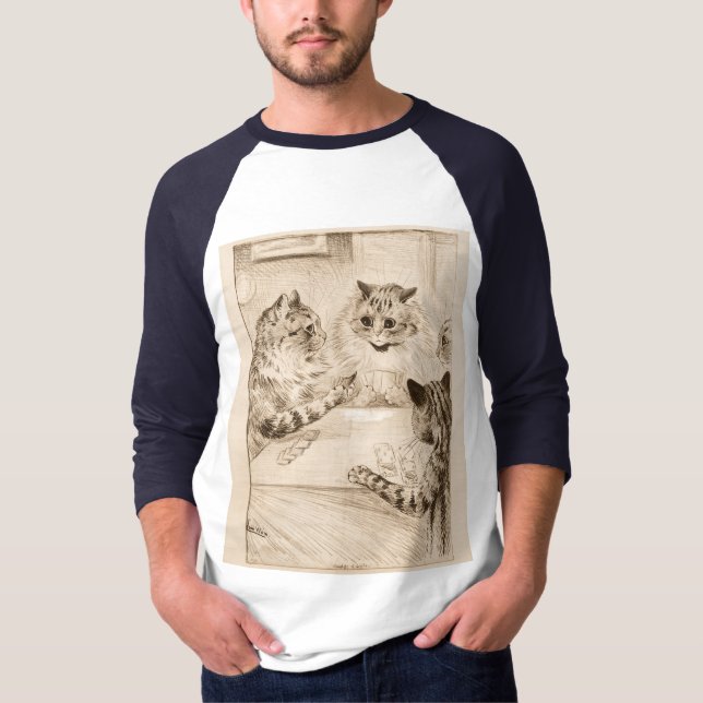 Bridge of Sighs by Louis Wain T Shirt (Framsida)