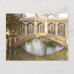 Bridge of Sighs, Cambridge, England Vykort