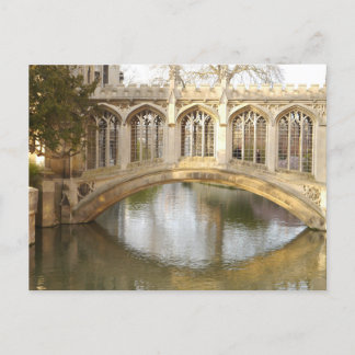 Bridge of Sighs, Cambridge, England Vykort