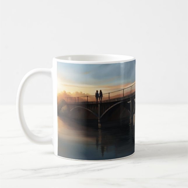 Bridge over A River Kaffemugg (Vänster)