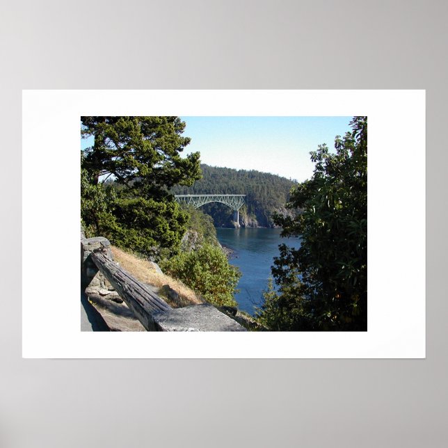 Bridge over Deception Pass Poster (Framsidan)