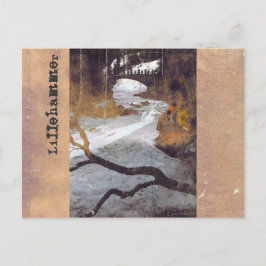 Bridge över en frusen ström av Alexandra Cook Vykort