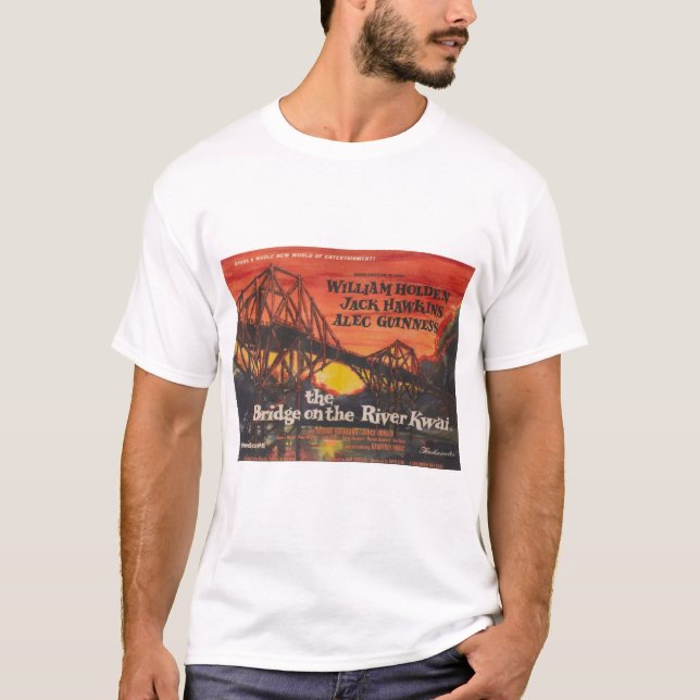 Bridge over the River Kwai classic poster  T Shirt (Framsida)