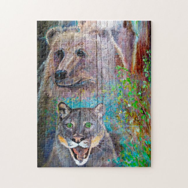 Bridge Pier Art Oregon. Pussel (Vertikal)