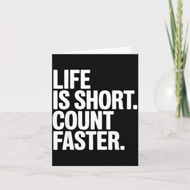 Bridge Player Funny Contract Bridge  Kort (Framsida)