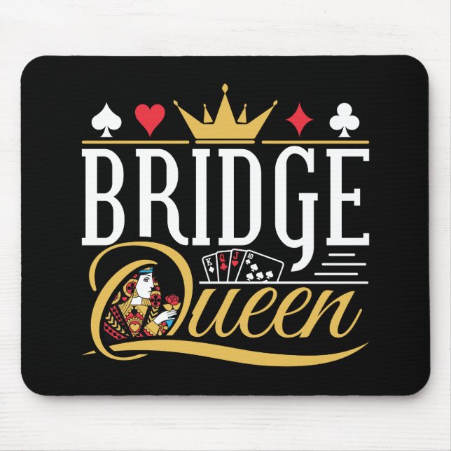 Bridge Queen Card Game Women Musmatta (Framsidan)