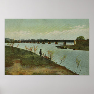 Bridge SchuylDöda River Norristown PA Poster