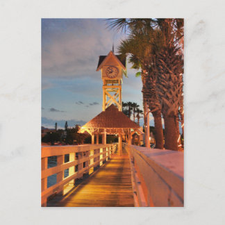 Bridge Street Clock Torn Vykort