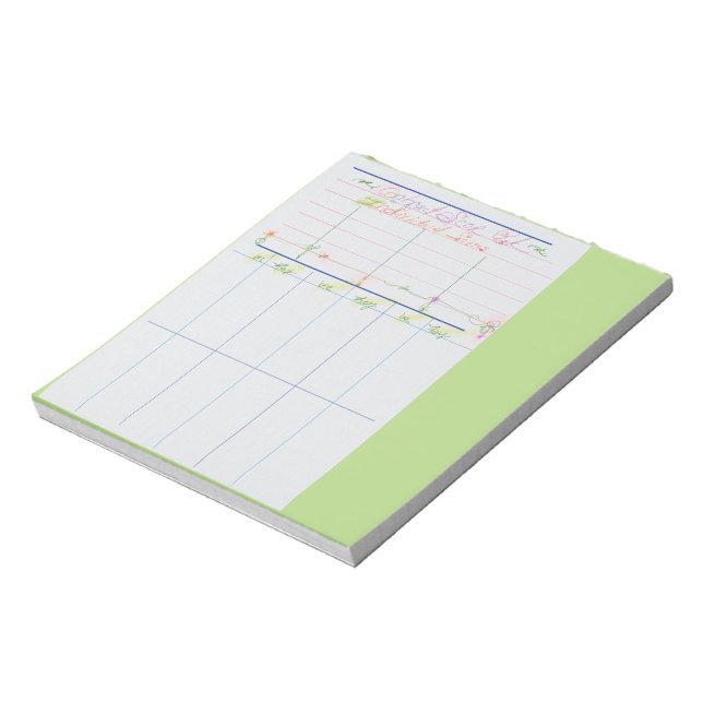 Bridge Tally Pad Anteckningsblock (Roterad)