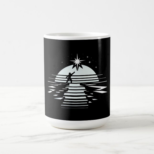 Bridge till Stars Symbol of Hope & Cosmic Dreams Kaffemugg (Center)