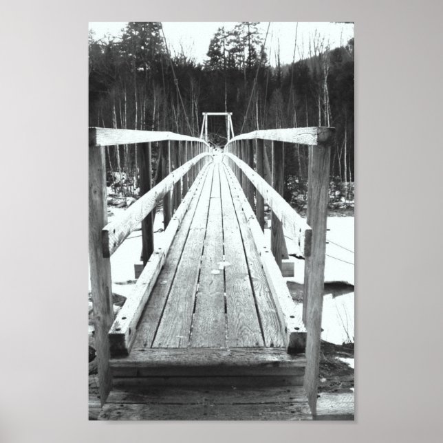 Bridge to the Great Gulf Wilderness Poster (Framsidan)