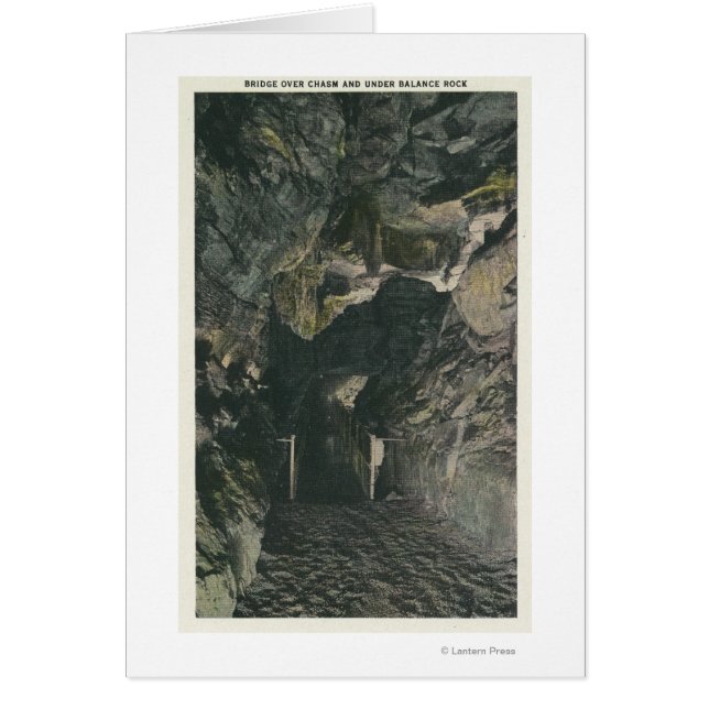 Bridge under Balansvyn Sten Hälsningskort (Framsidan)
