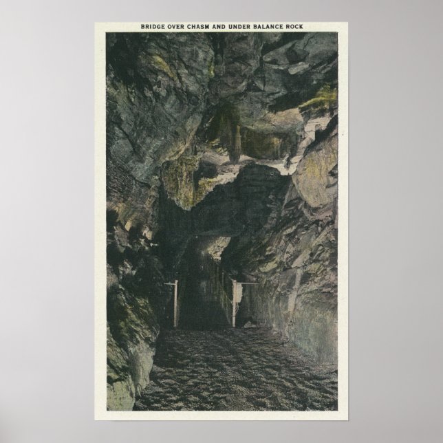 Bridge under Balansvyn Sten Poster (Framsidan)