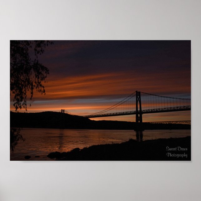Bridge vid Sunset 2 Poster (Framsidan)