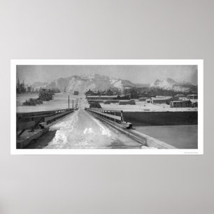 Bridge View Seward, Alaska 1910 Poster