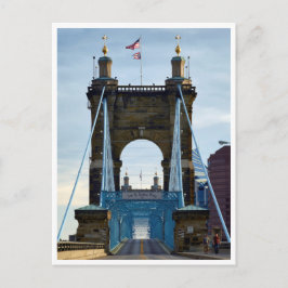 Bridge View to Cincinnati Vykort