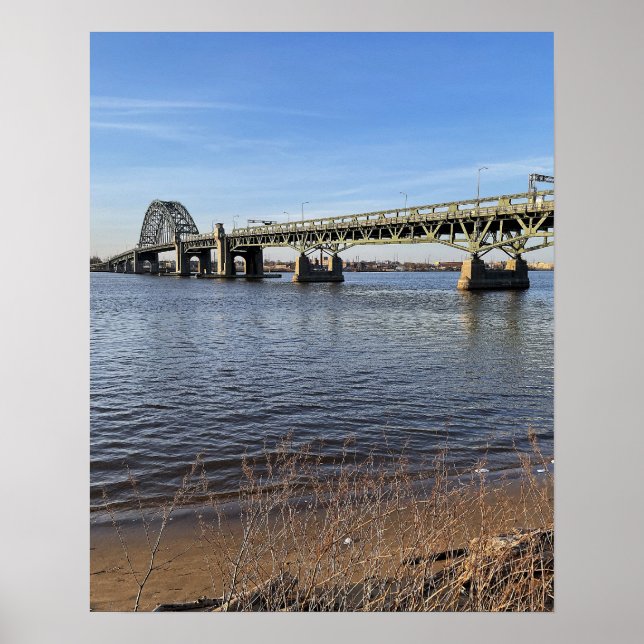 Bridge Waterscape Photo Poster (Framsidan)