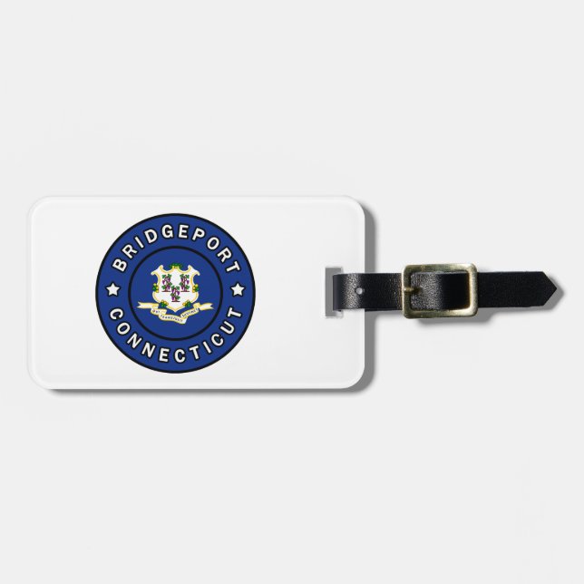 Bridgeport Connecticut Bagagebricka (Horisontell Framsida)