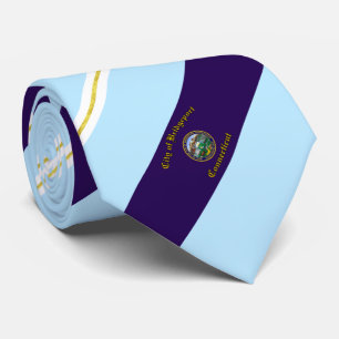 Bridgeport (Connecticut) City flagga Neck Tie Slips