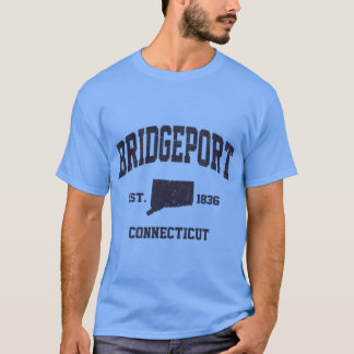 Bridgeport Connecticut CT USA vintage stat Atlet T Shirt