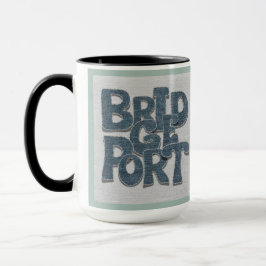 Bridgeport Connecticut Denim-mugg Mugg