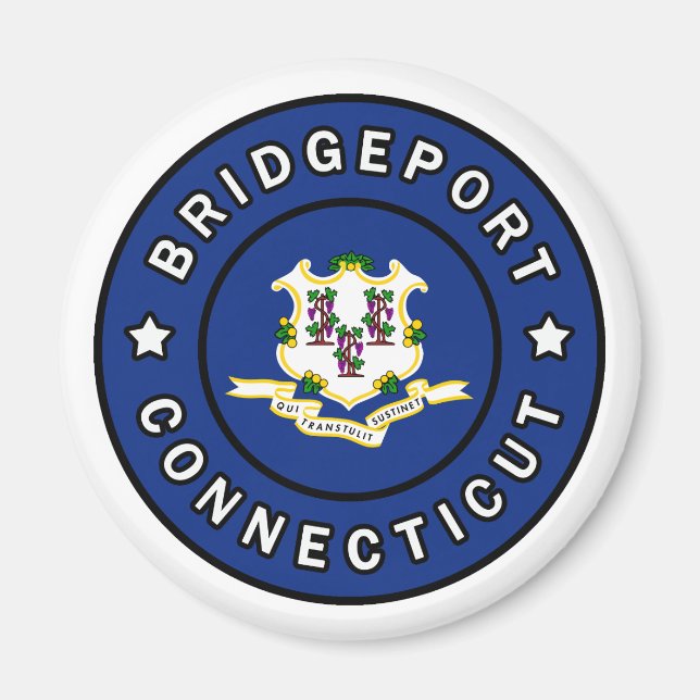 Bridgeport Connecticut Magnet (Framsidan)