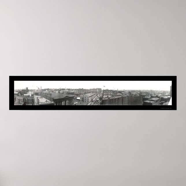 Bridgeport, CT Photo 1913 Poster (Framsidan)