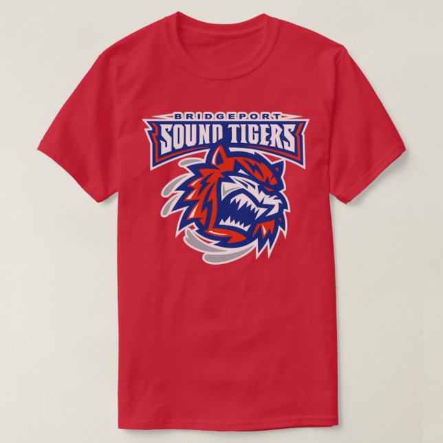 Bridgeport Ljud Tigers 2 T Shirt (Design framsida)