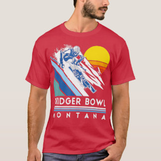 Bridger Bowl Montana Retro Ski T Shirt