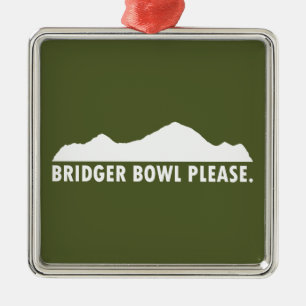 Bridger Bowl Snälla Julgransprydnad Metall