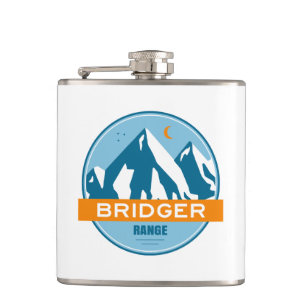 Bridger Range Montana Stjärnor Måne Fickplunta