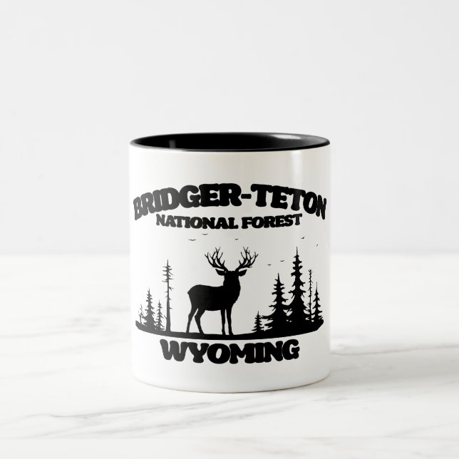 Bridger-Teton National Forest Två-Tonad Mugg (Center)