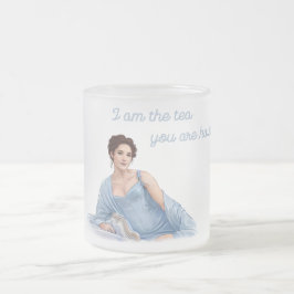 Bridgerton inspired mug frostad glasmugg